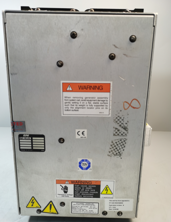 ENI RF GENERATOR 000-1103-R083 DOFBC2-083 USED - Image 2